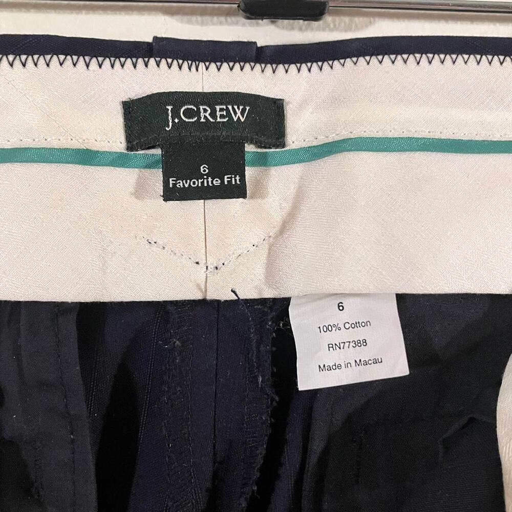 J. Crew Favorite Fit Navy Blue Pinstripe Slack‎ Pants